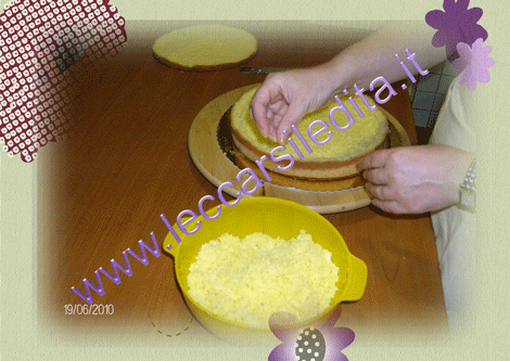 Procedimento torta Mimosa